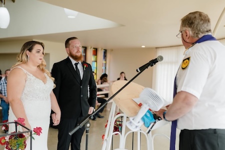 Wedding ceremony by Dr. Gerrit Rademeyer in Kommetjie