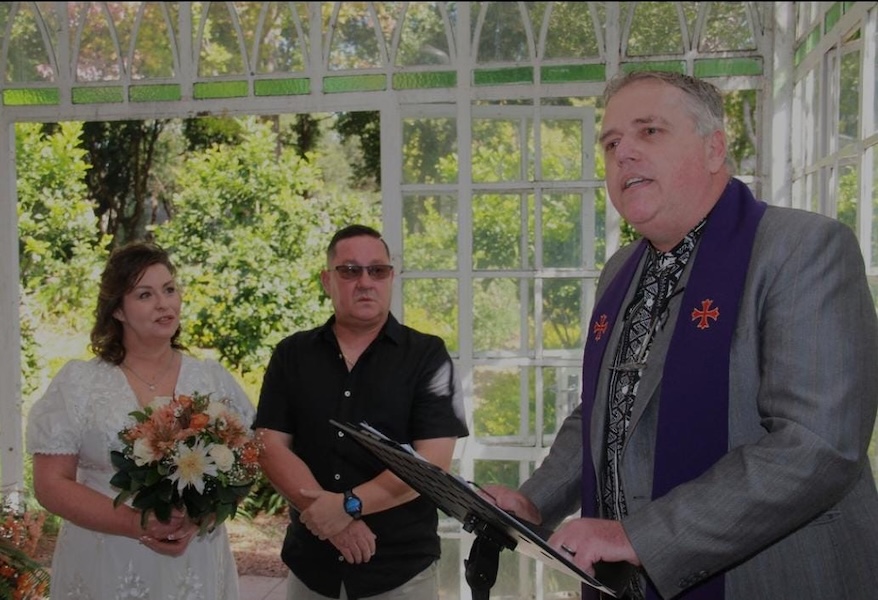 Wedding ceremony by Dr. Gerrit Rademeyer in Kommetjie