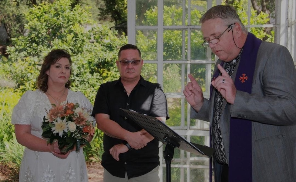 Wedding ceremony by Dr. Gerrit Rademeyer in Kommetjie