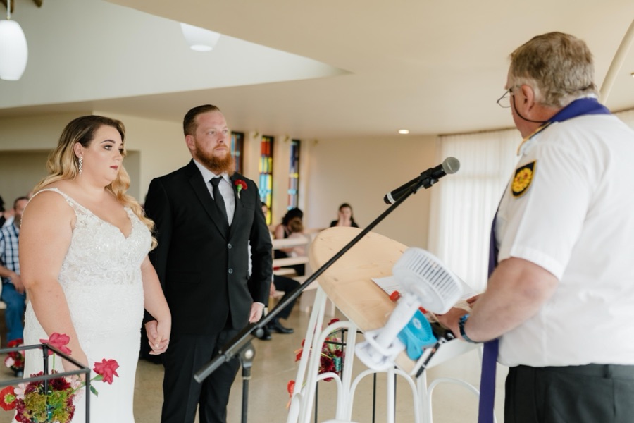Wedding ceremony by Dr. Gerrit Rademeyer in Kommetjie