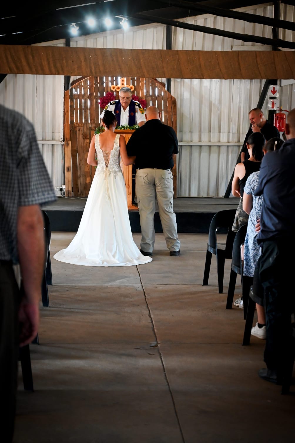 Wedding ceremony by Dr. Gerrit Rademeyer in Kommetjie