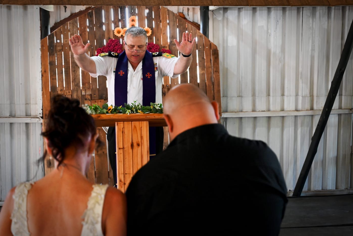 Wedding ceremony by Dr. Gerrit Rademeyer in Kommetjie